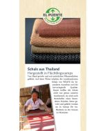 Flyer - Schals von WEAVE aus Thailand