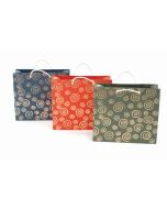Geschenktaschen "Spirale", 3er-Set