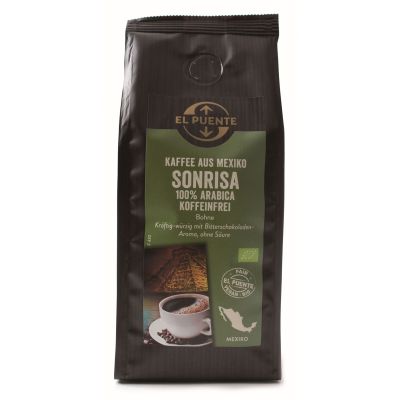 Sonrisa - Bio-Kaffeebohnen 250 g entkoffeiniert