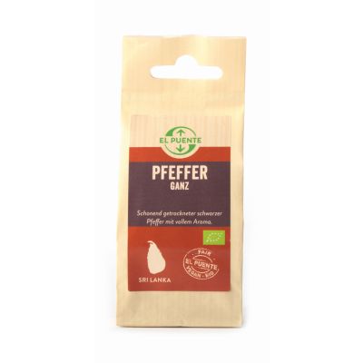 Bio-Pfeffer schwarz ganz 