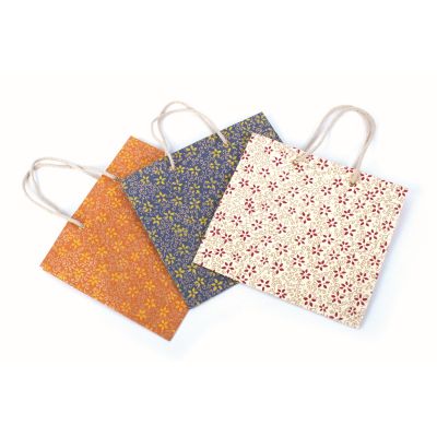 Geschenktaschen "Floral", 3er-Set