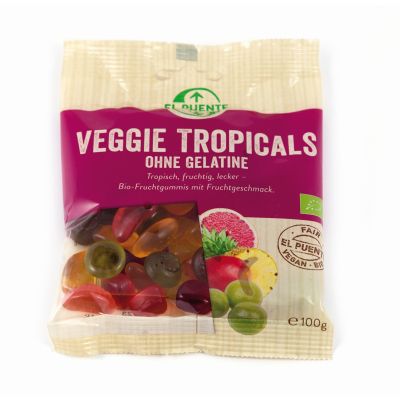 Veggie Tropicals - Bio-Fruchtgummi ohne Gelatine