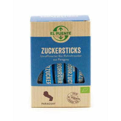 Zuckersticks mit Rohrohrzucker